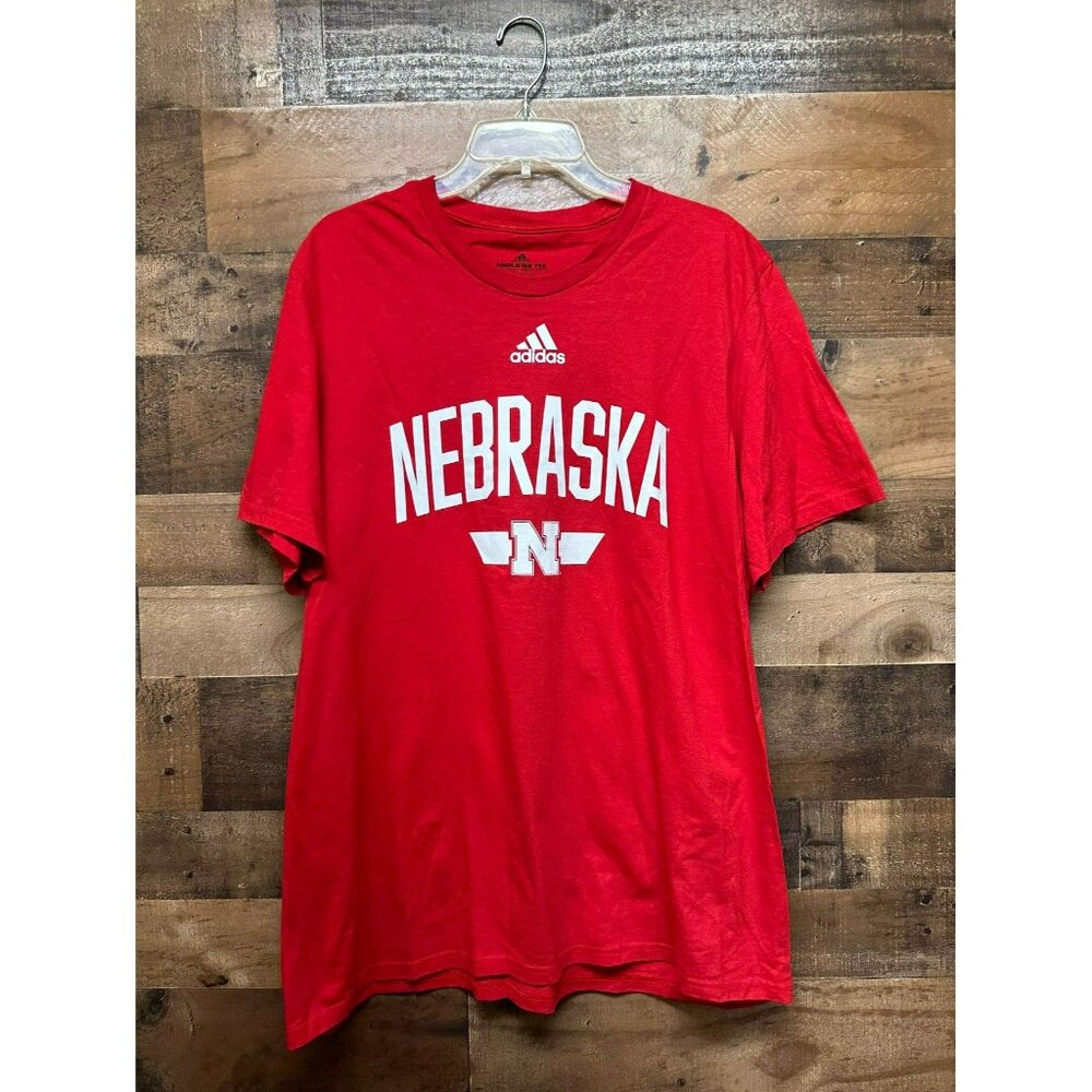 Adidas Amplifier Men's Nebraska T-Shirt Size X-Large‎
